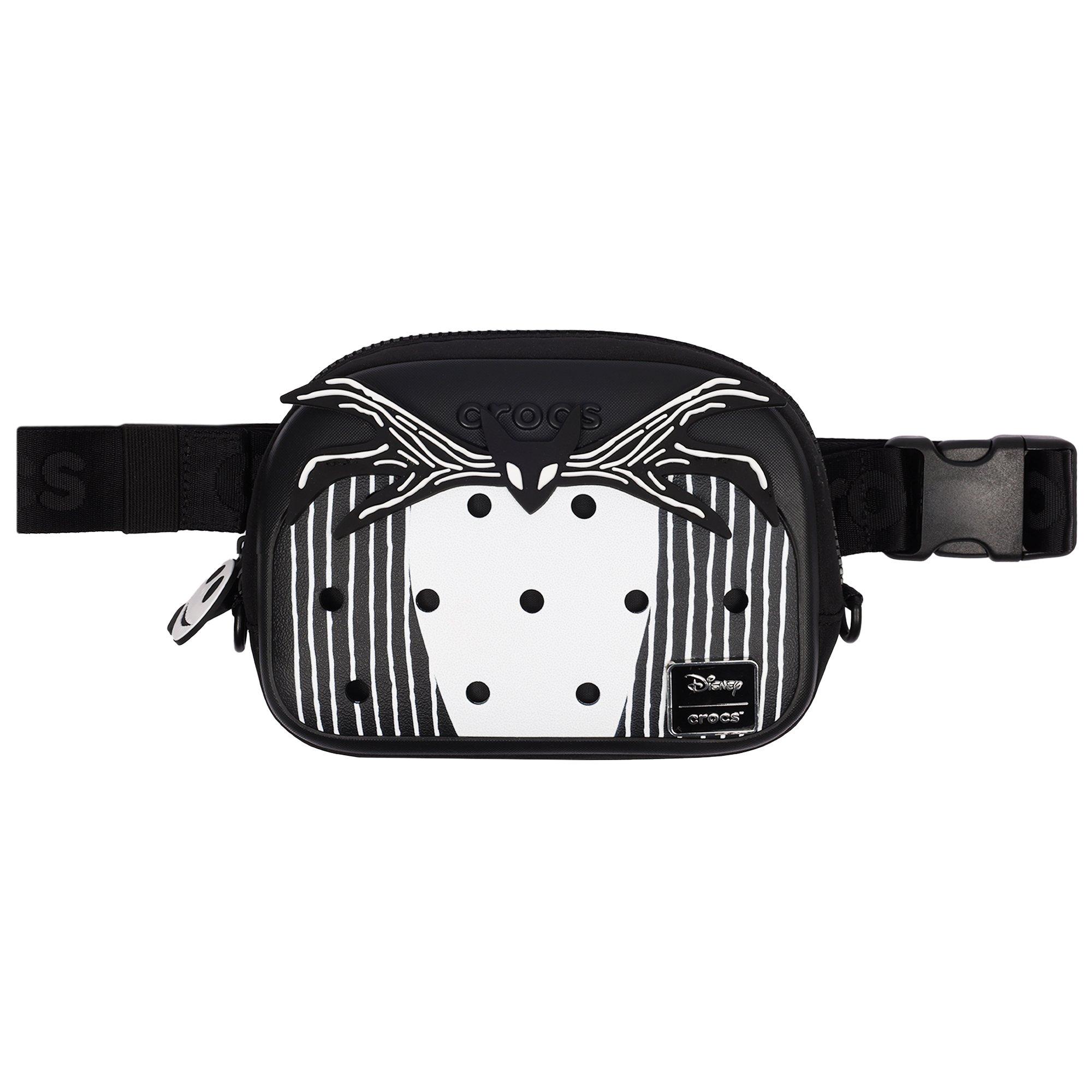 Crocs x Disney Nightmare Before Christmas Jack Cosplay Belt Bag - Black/White - BLACK/WHITE
